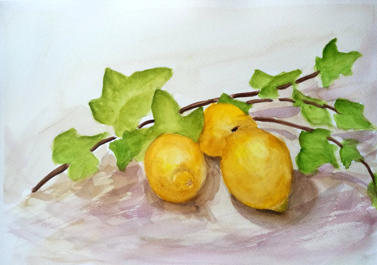 Lemons and Ivy by Daniela Roughsedge