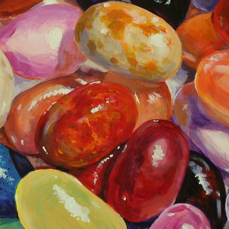 Jelly Beans (2015) Acrylic painting by Tom Clay Artfinder