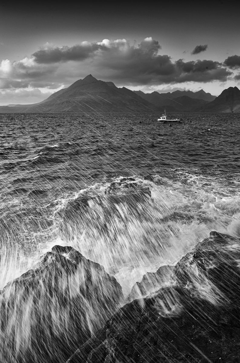 Photorealistic Landscape Photograph By Stephen Hodgetts Photography, 17 X 12", View From Elgol - Isle Of Skye, Original Artwork