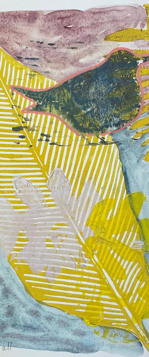 Yellow fall by Sidse Friis