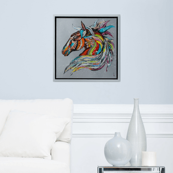 Fairy Horse (FRAMED 22,5' X 22,5')