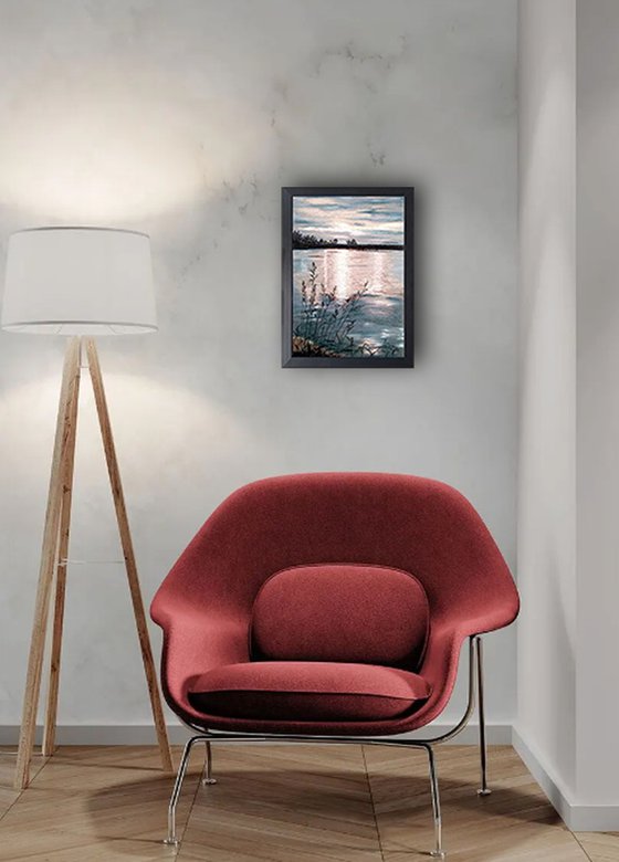 Evening Glow on the Lake