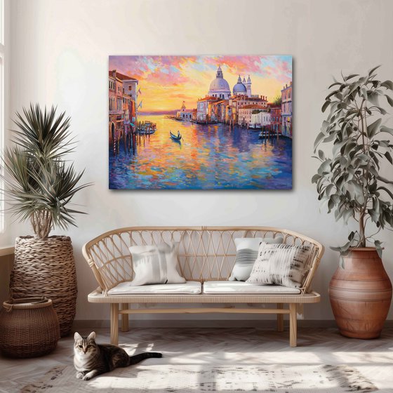 Venice at Sunset Glow