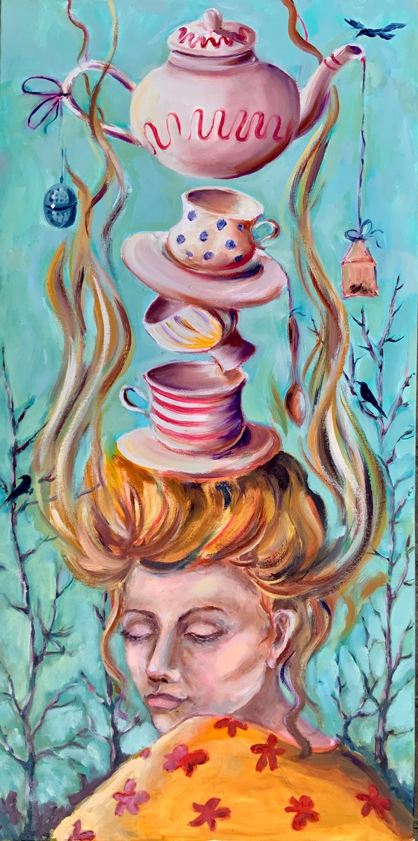 Tea-time Reverie by Alexandra Jagoda (Ovcharenko)