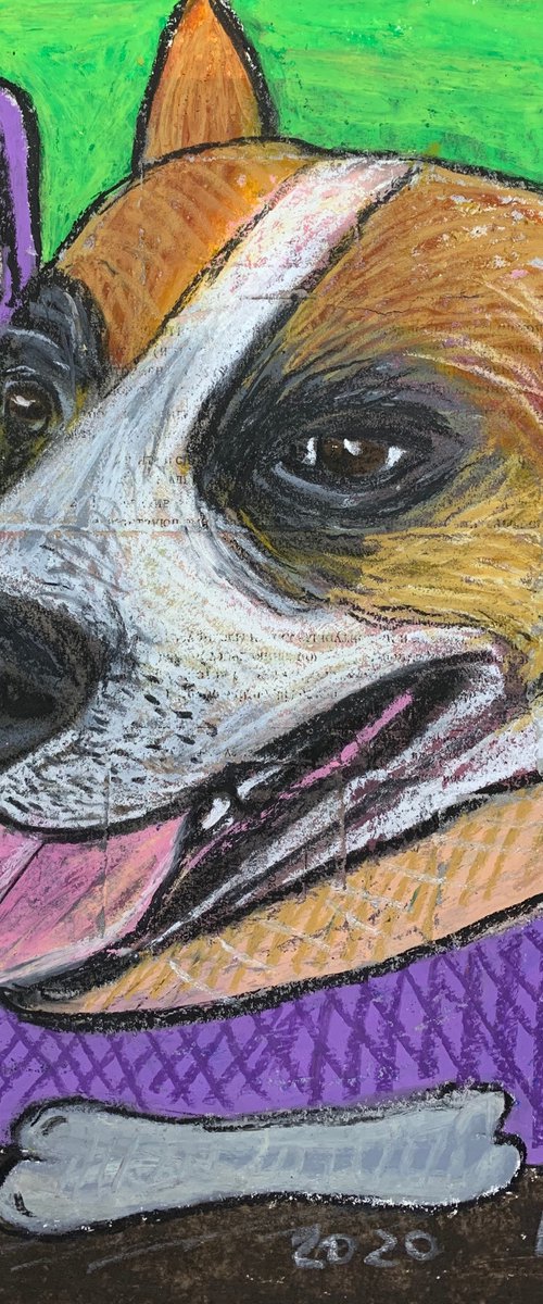 Dog with bone #6 by Pavel Kuragin