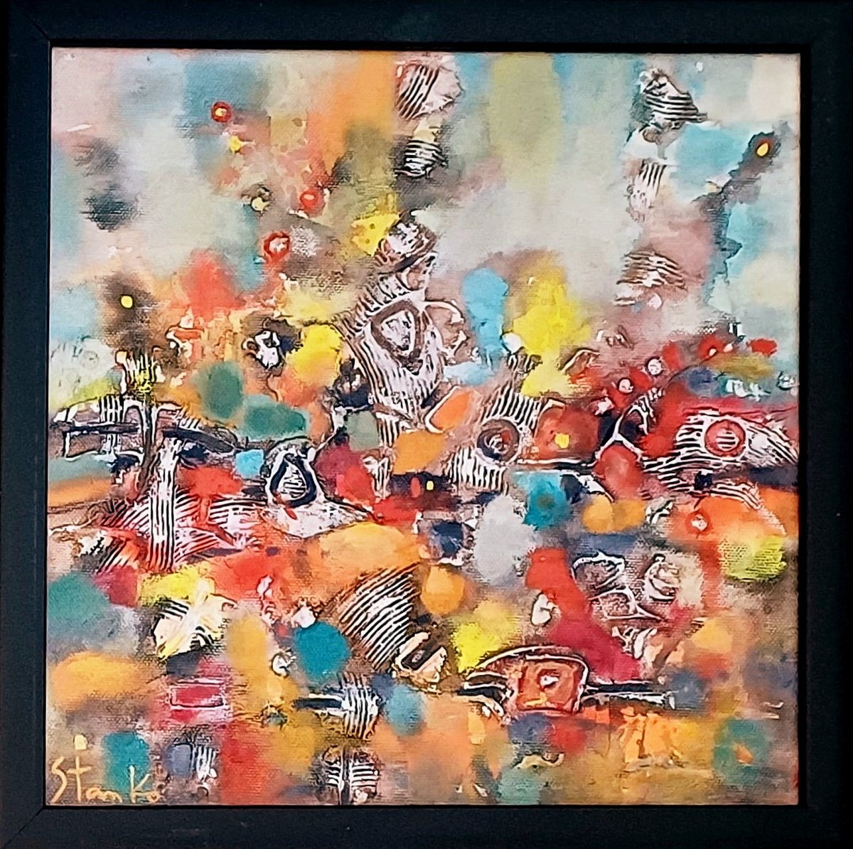  Abstract Landscape-Xxii By Stanislav Bojankov, 13 X 13, Artwork For Sale On Artfinder