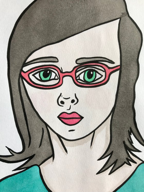 Portrait With Glasses