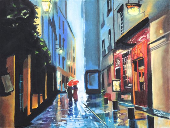 rainy day paintings - Gordon Bruce art