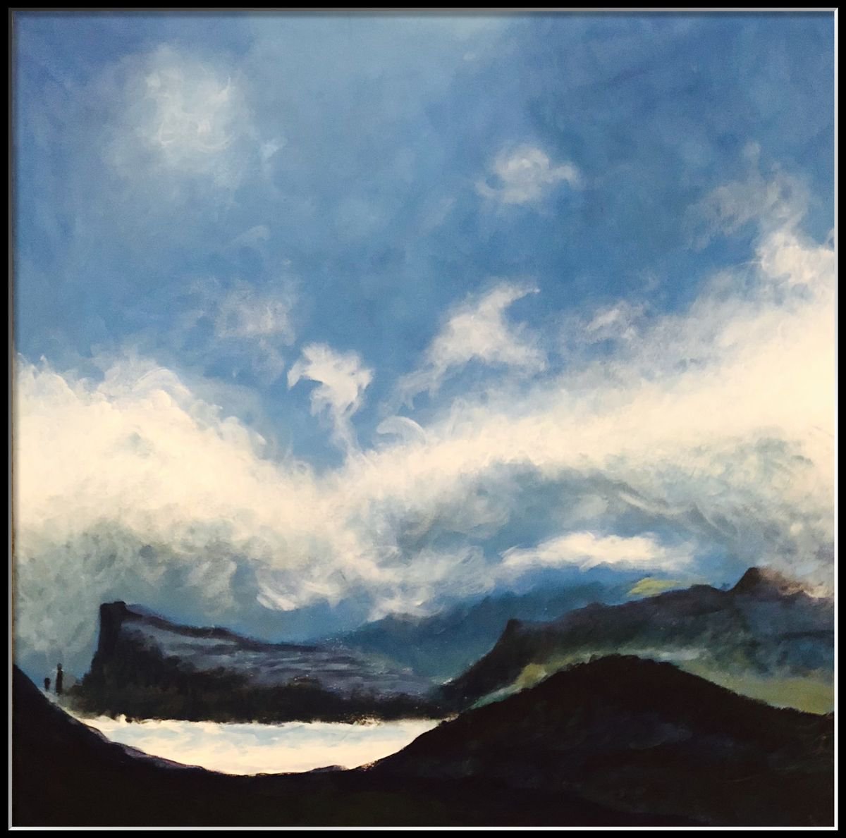  Dusk At Sea By Shabs Beigh, 24 X 24, Artwork For Sale On Artfinder