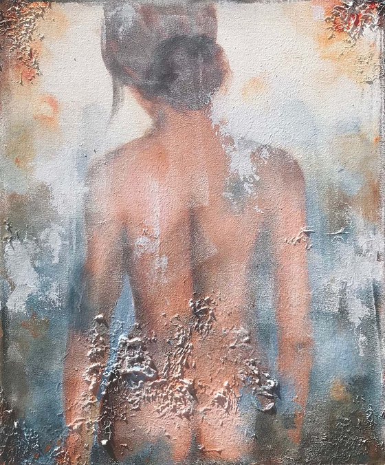 delicate nude (60 x 50 cm ) Dee Brown