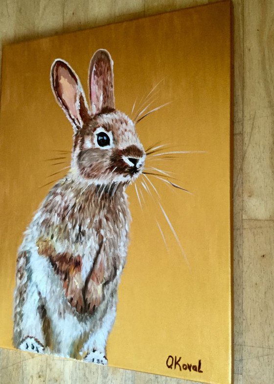 GOLDEN BUNNY  "prince with a thousand enemies " . Honey bunny. Cute rabbit.