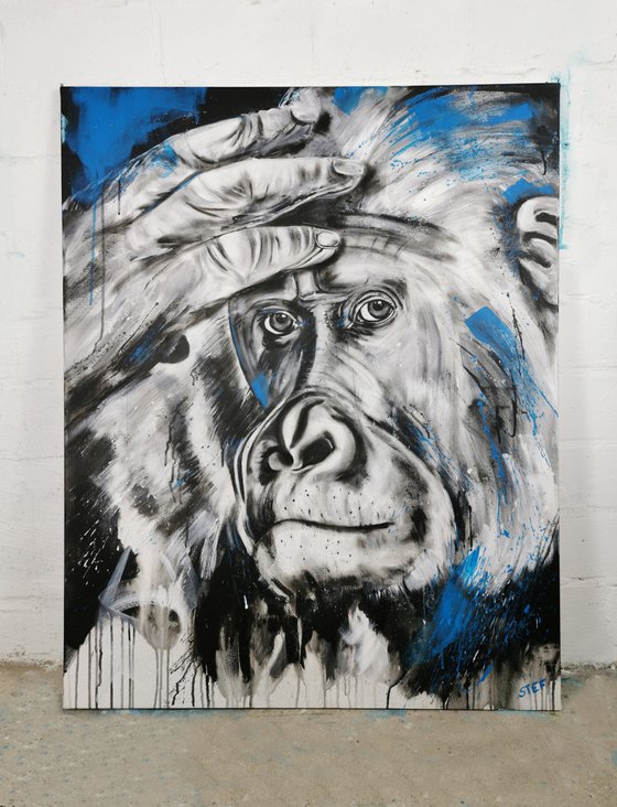 'GORILLA #2' - Workseries 'HOMINEDEA'