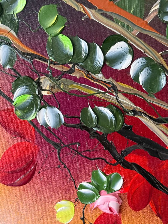 Between Light and Bloom - Diptych