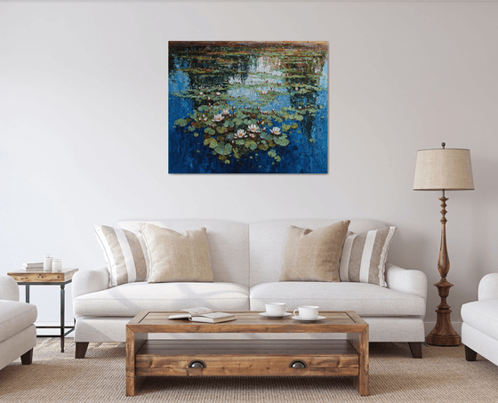 White Water Lilies Pond
