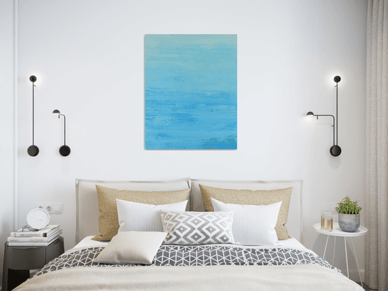 Soft Blues - Modern Abstract Seascape