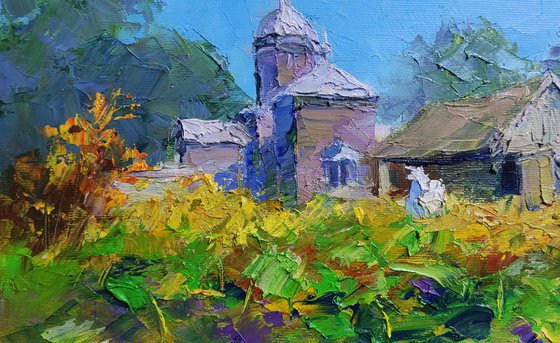 Village Church on a Clear Day