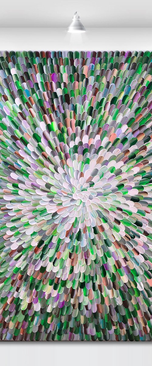 ‘Photosynthesis VI' - 40x40" by Tatiana Georgieva