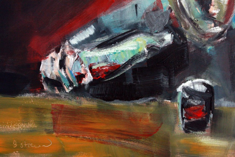 Portrait Of An Old Man Drinking Alone Artfinder