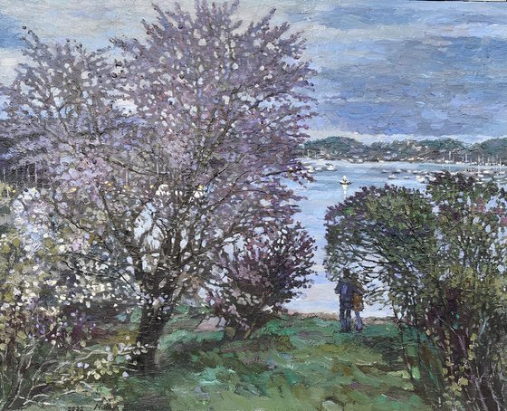 Spring evening at the fjord