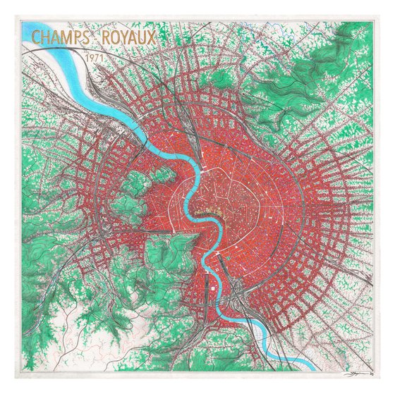 Champs-Royaux ~ 1971 - Imaginary map