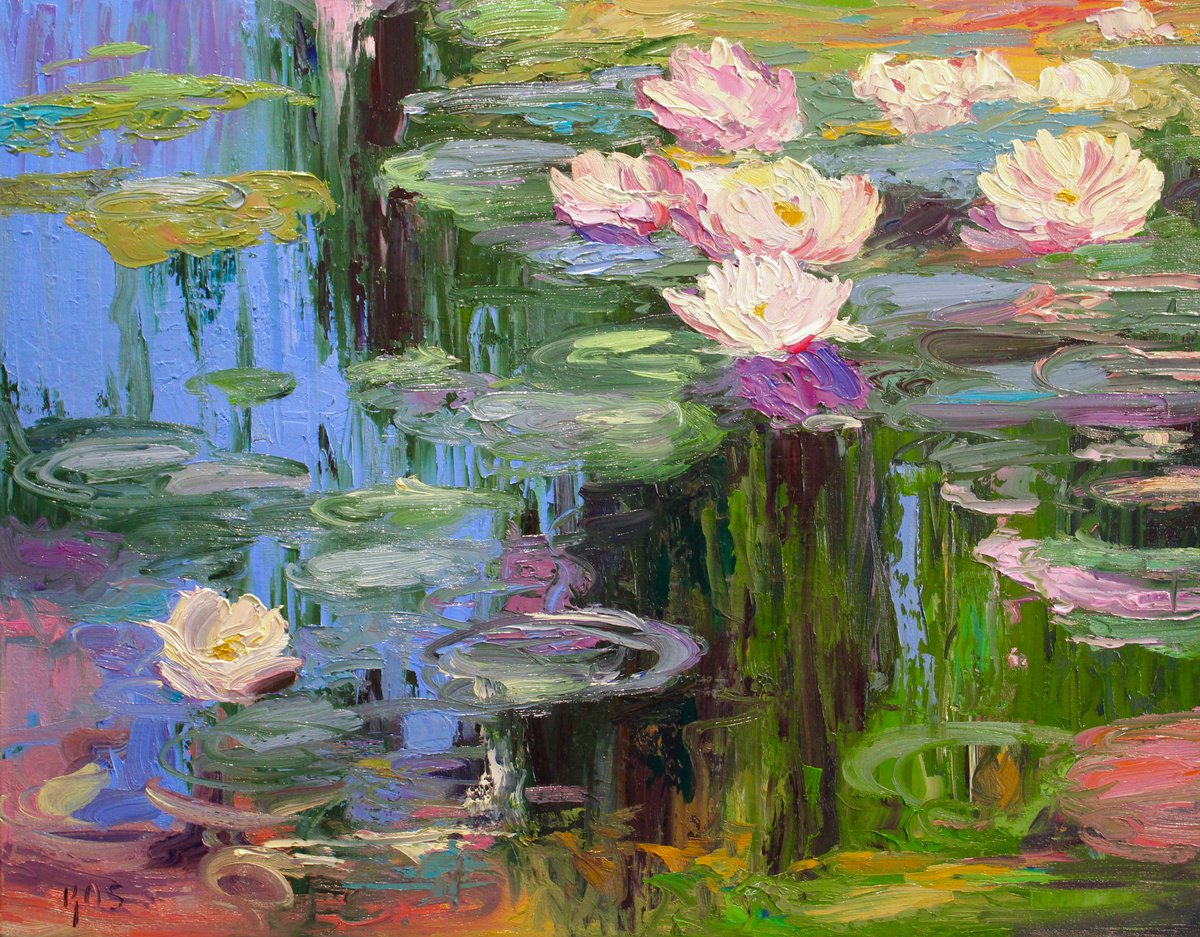 Water Lilies For Alice by Kristen Olson Stone