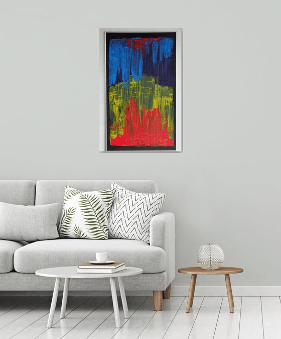 Above and below is a paradox ( framed artwork)