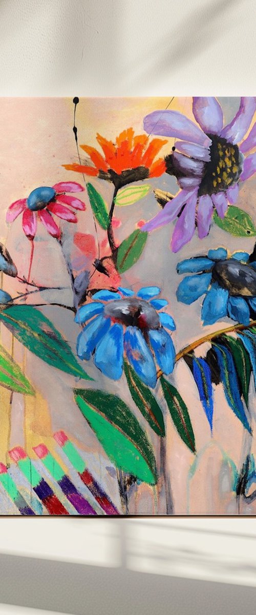 A Garden Built from Broken Days by Poovi Art