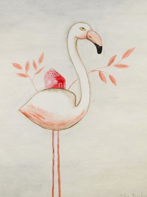 The Flamingo by Silvia Beneforti