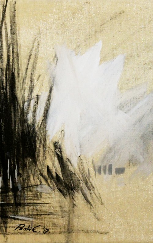 Turquoise Moon II. by Emma Pesti