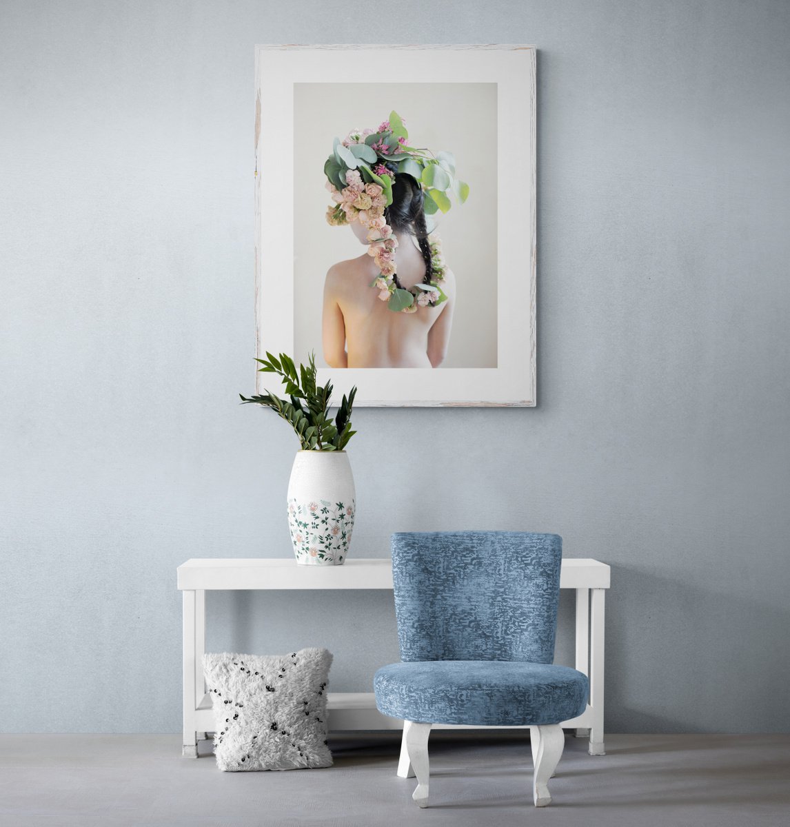 Expressive Portrait Photograph By Ziesook You, 15 X 21", Scent Of Broq-Pa 06192020, Original Artwork