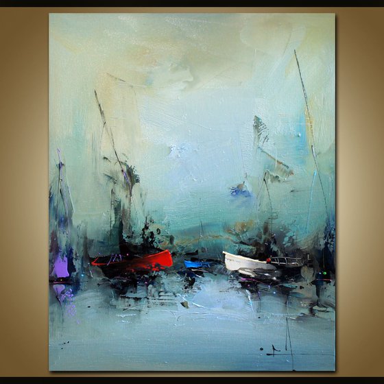 In the hour of the blue mists