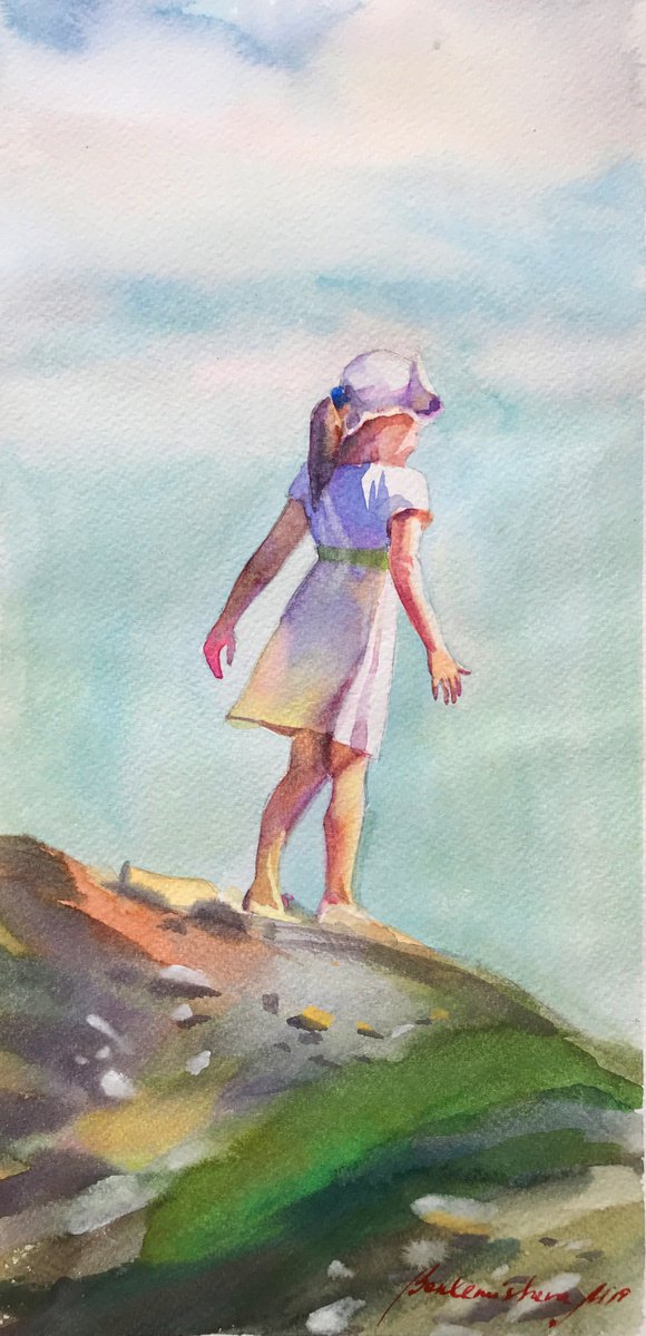 Forever young. Watercolour painting. by Maria Beklemisheva