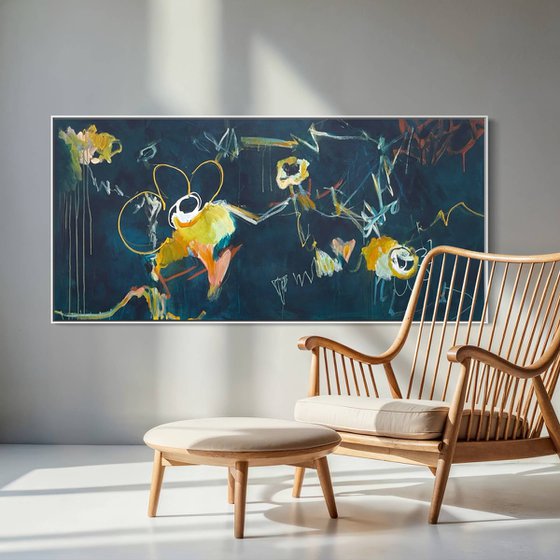Chalkboard Daisies