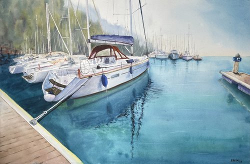 Sailboat-12 by Erkin Yılmaz