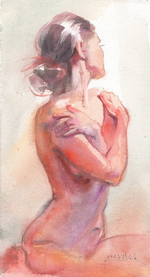 Nude woman. 2023007 by Irina Bibik-Chkolian