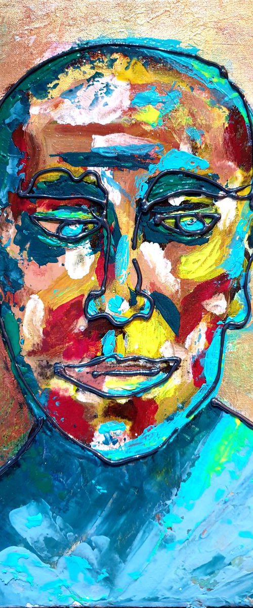 Creep (abstract portrait) by Leezee Lee ( Georgiana L. Nicolae)