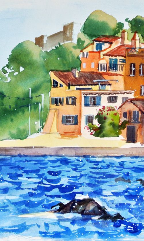 The bay of Saint-Tropez by Ksenia Astakhova