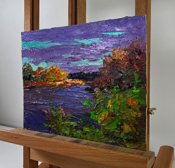 Autumn Colors in Warm Evening Light