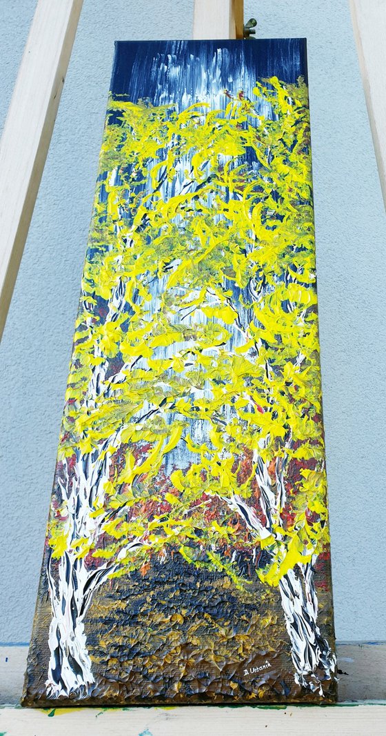Two Birches 1