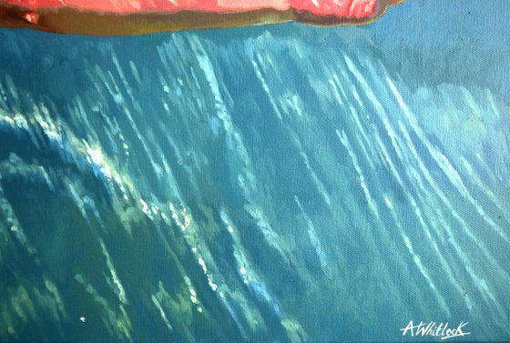 Freefall - Large Swimming Painting