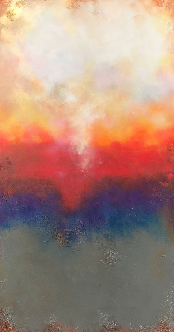 color range of sunset(140 x 70 cm) Dee Brown