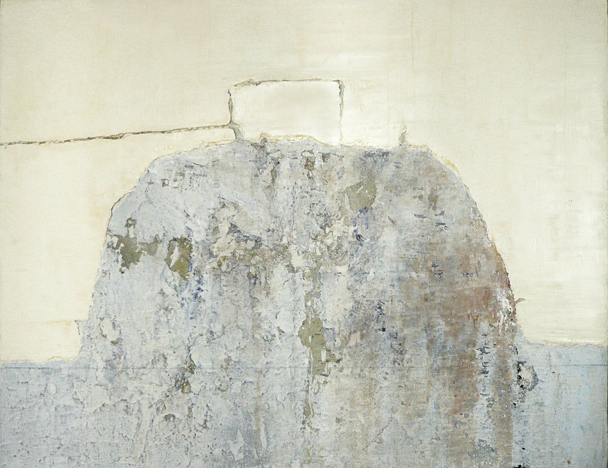 Organic Abstract Painting By Jaroslaw Broitman, 59 X 47, White Room 8. 2017, Original Artwork