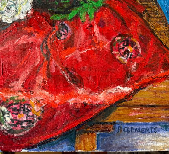 The Dragon and Red Kimono