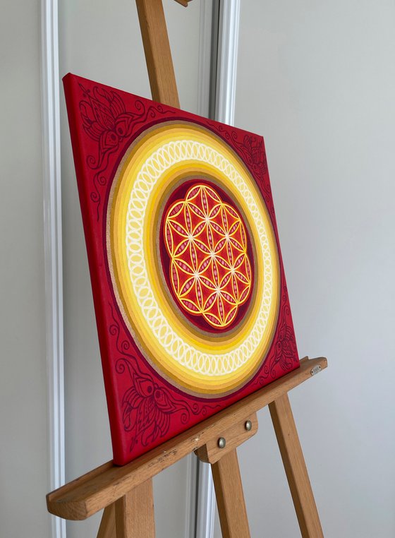 Red Flower of Life