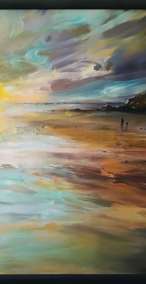 'Sunset storm clouds' by Ewa Czarniecka