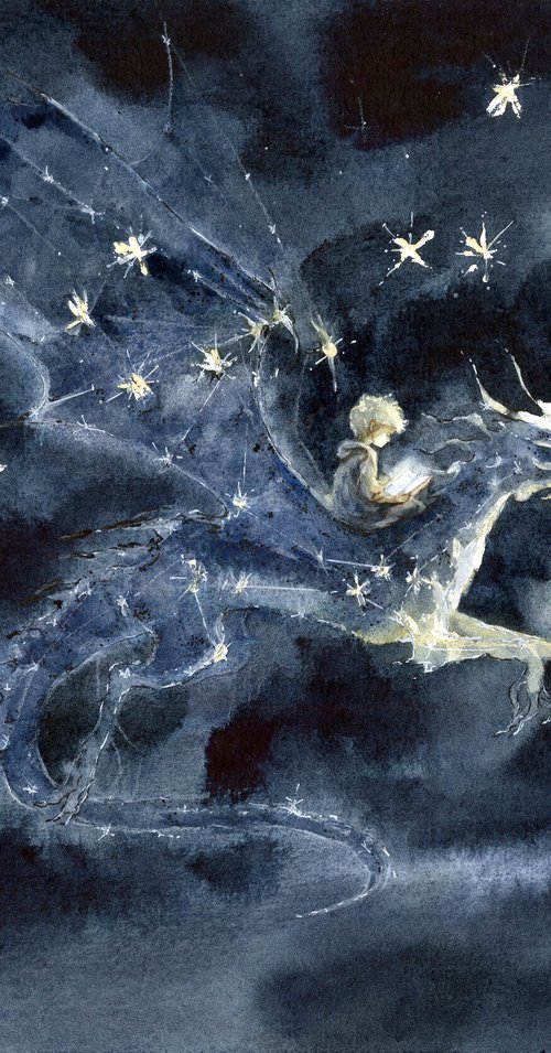 Midnight Flight / Star Dragon by Yulia Evsyukova