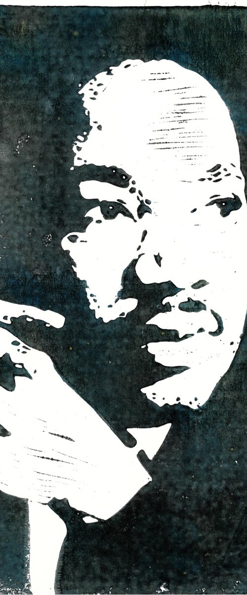 Dead And Known - Dr. Martin Luther King by Reimaennchen - Christian Reimann