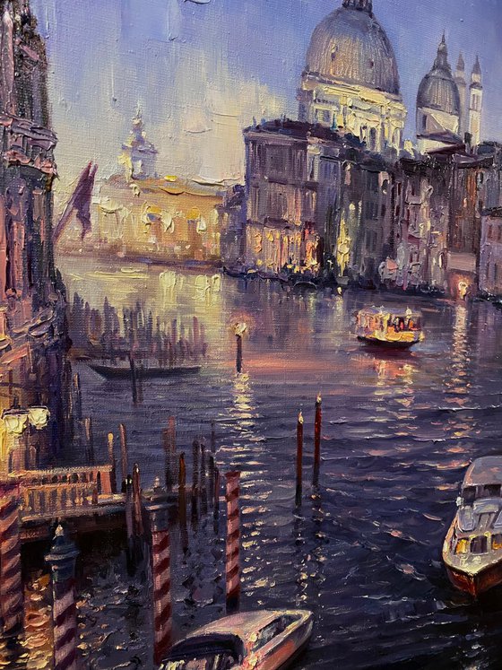 "EveningVenice"original oil painting