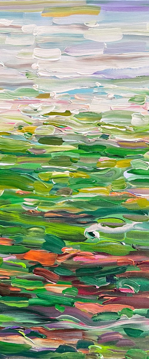 ‘Country no.48' - 24x24" by Tatiana Georgieva