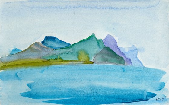 Mountains by the Ocean
